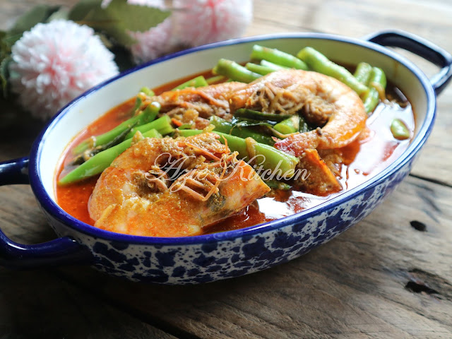 Kari Udang dengan Kacang Buncis