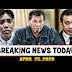 BREAKING NEWS TODAY APRIL 25, 2020 PRES DUTERTE l FRANCIS LEO MARCOS l TRILLANES l MAYOR ISKO MORENO