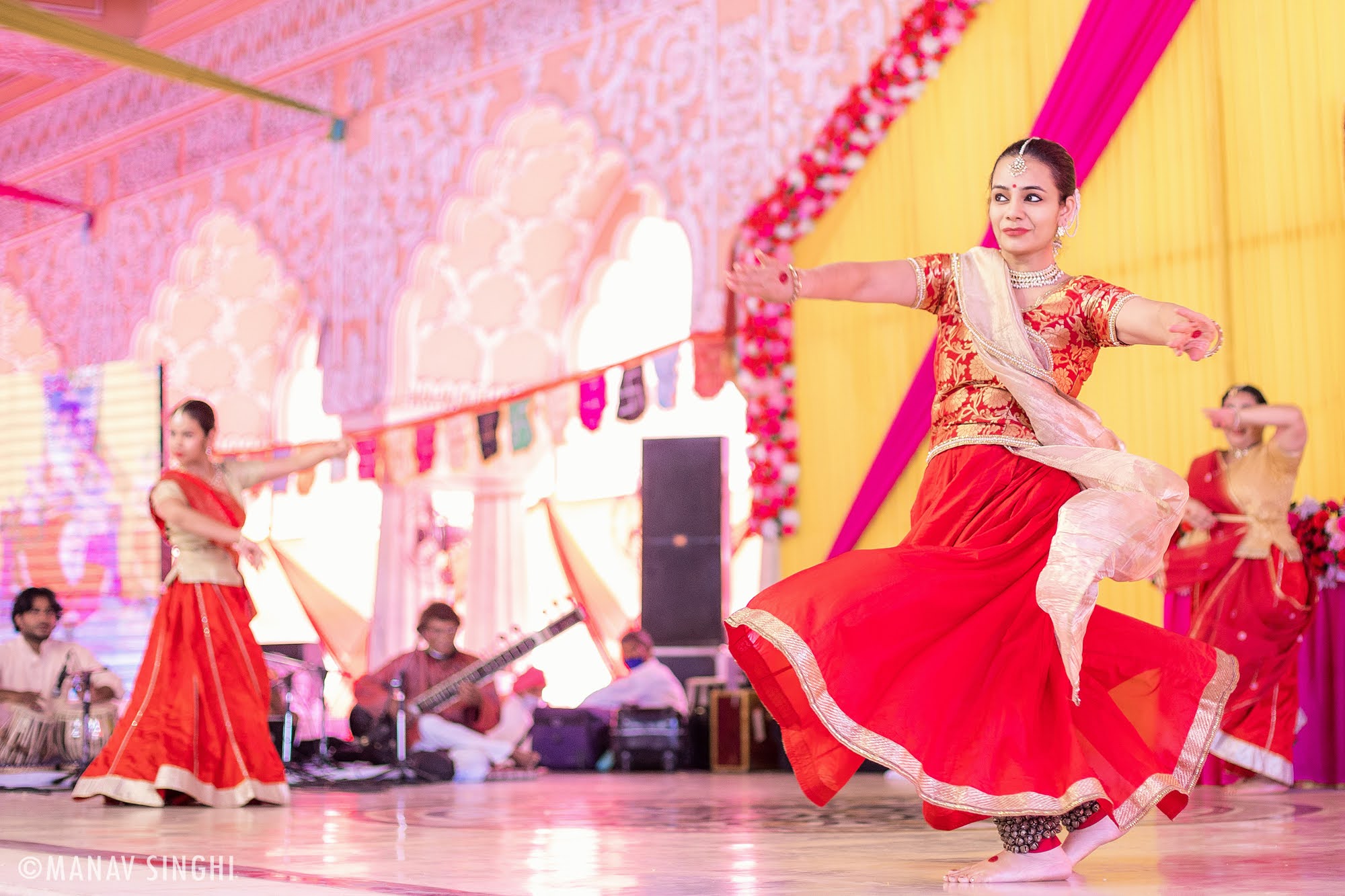 Rashmi Uppal Kathak Guru at Fagotsav 2021 Govind DevJi, Jaipur. Day - 3