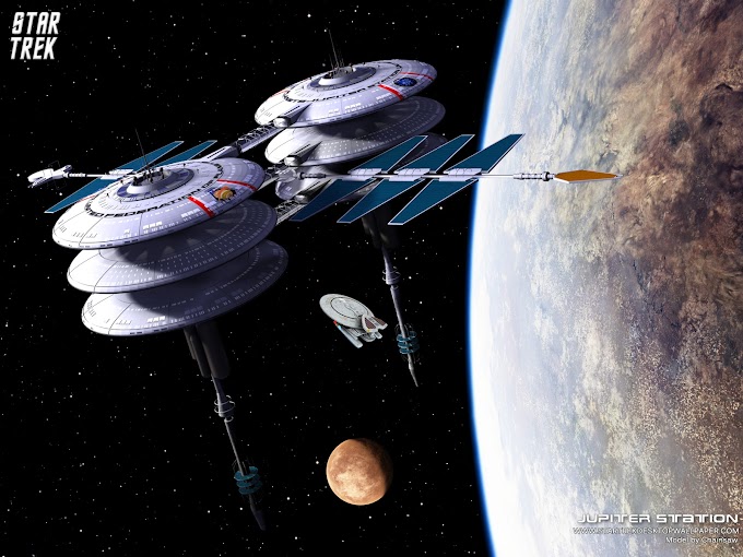 Star Trek Jupiter Station Wallpaper