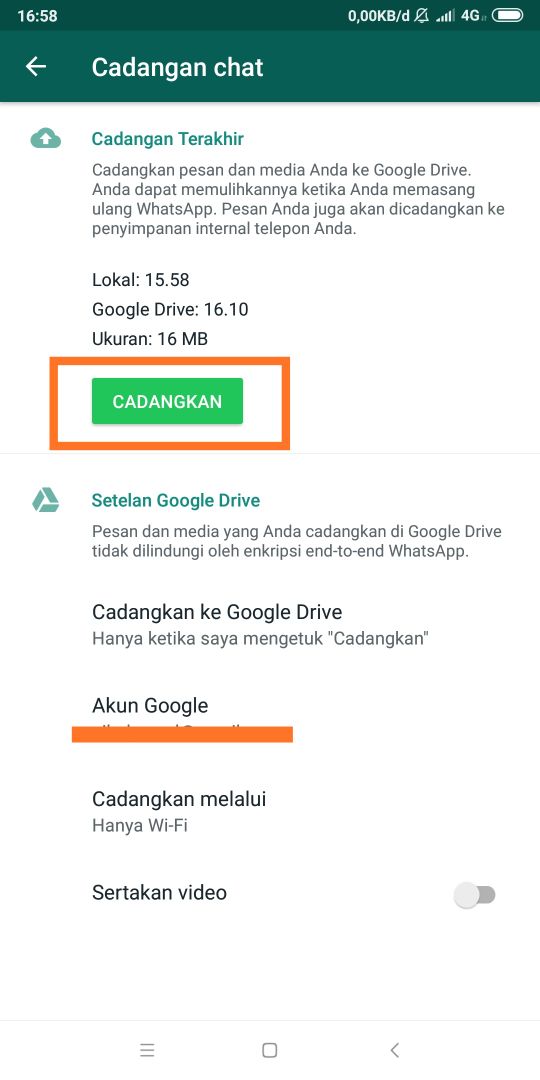 Cara Backup Chat Whatsapp Ke Google Drive Cara Backup Chat Whatsapp Ke Google Drive
