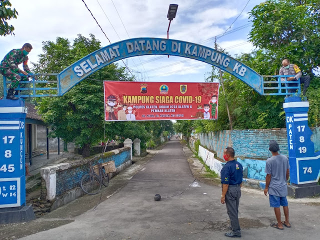 Cara Babinsa Dan Bhabinkamtibmas sosialisasi Pencegahan Covid 19