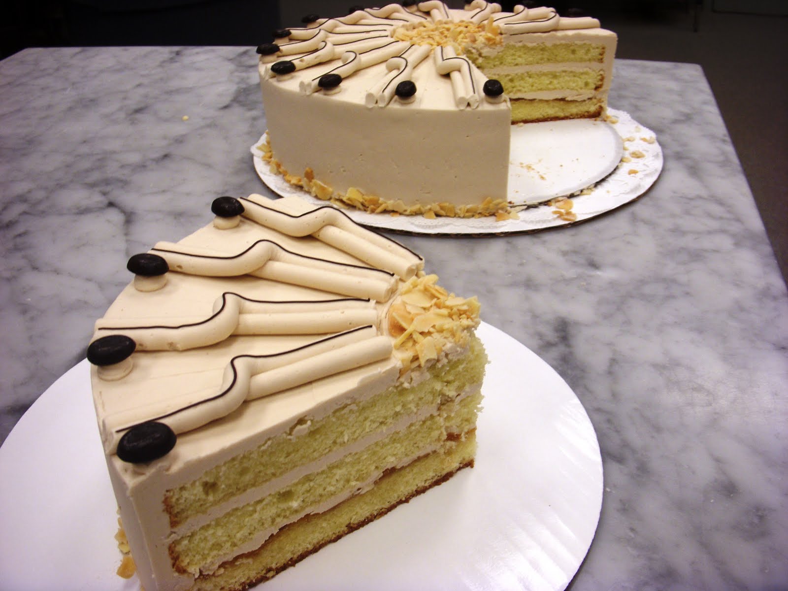 Live Well, Eat Often, Snack Much Mocha Buttercream Torte & Ganache Torte