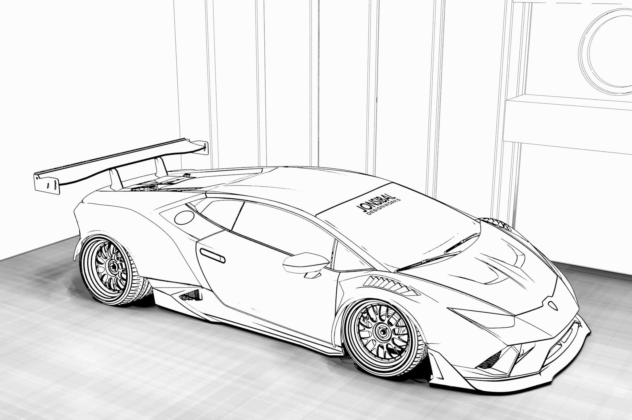 Lamborghini Coloring Pages To Print - Cool Car Coloring Pages To Print For Adults Free Super Kids Sheets Neighborhood 
