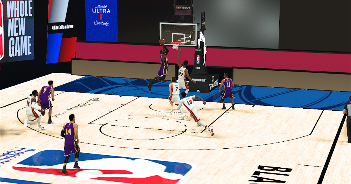 NBA FINALS 2020 BUBBLE COURT PACK By Wes The Great [FOR 2K21]