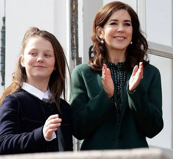 Crown Prince Frederik, Crown Princess Mary, Prince Christian, Princess Isabella, Prince Vincent and Princess Josephine