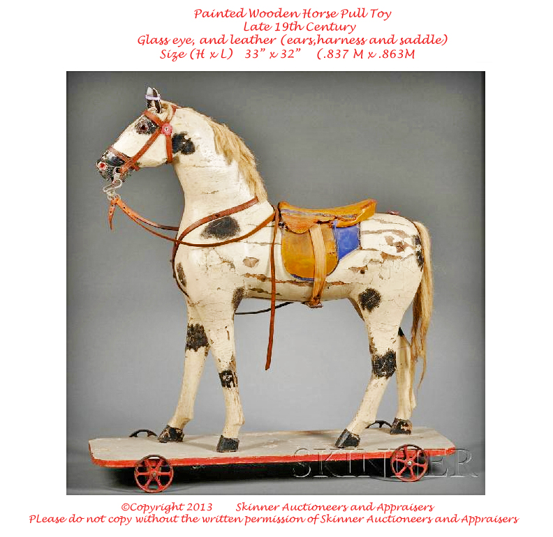 Old Antique Toys Skinner Auctioneers Pull Toys