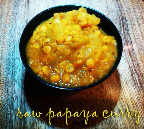 Raw Papaya Curry