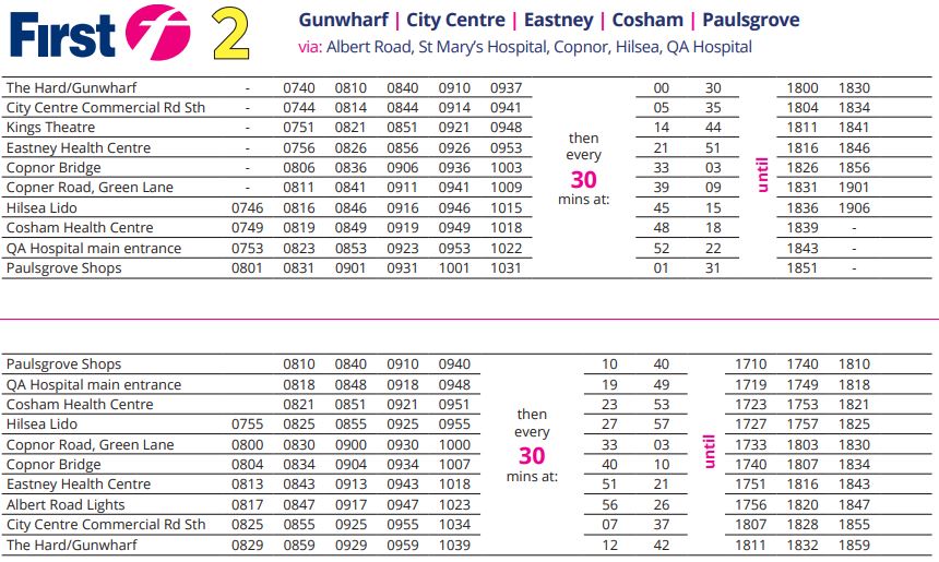 Southampton Bus Update Boxing Day buses across the South