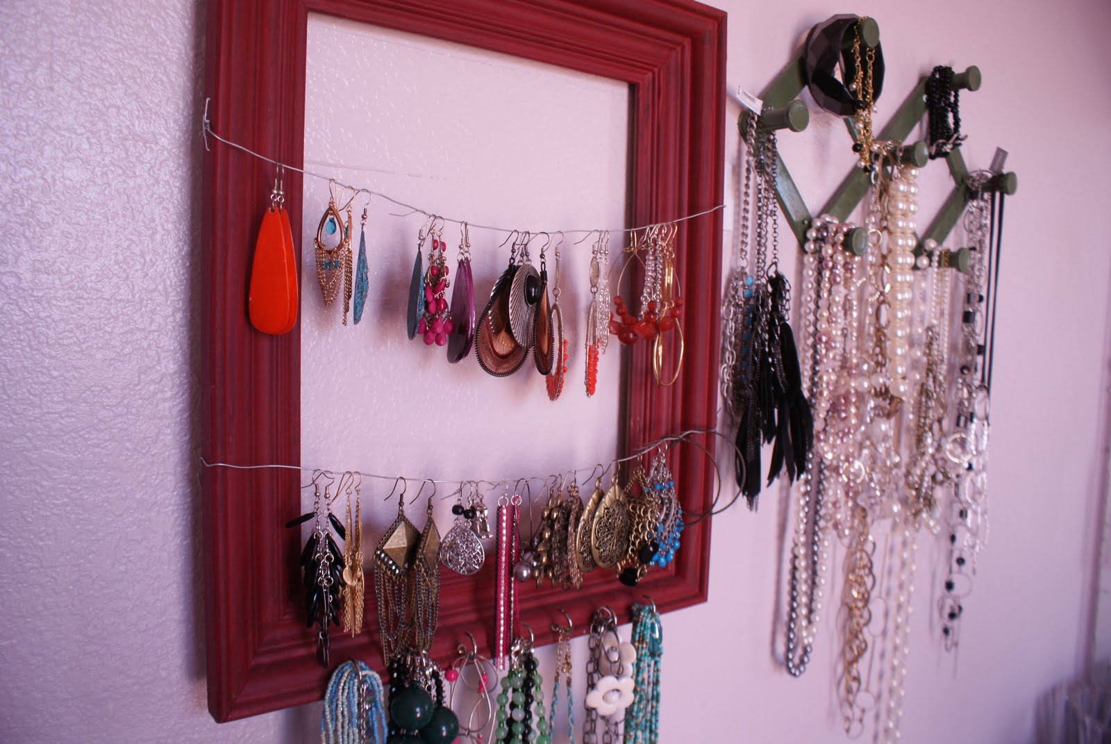 Super Saving Sense Dollar Tree Organizer DIY Jewelry Holder