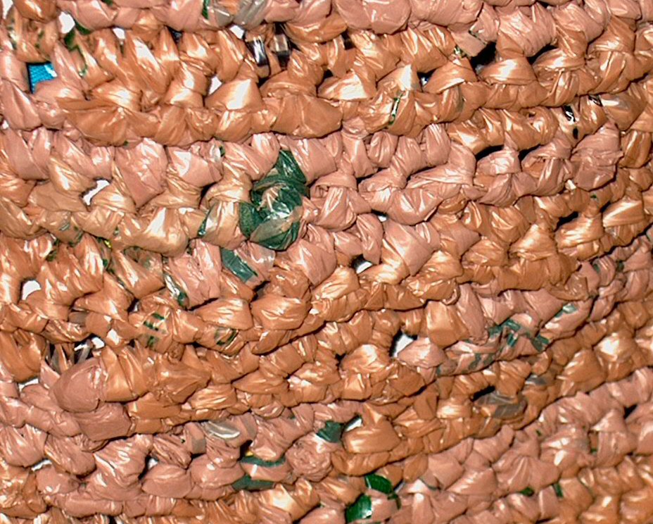 Stitching Times Grocery Bag Yarn a new take on recycling