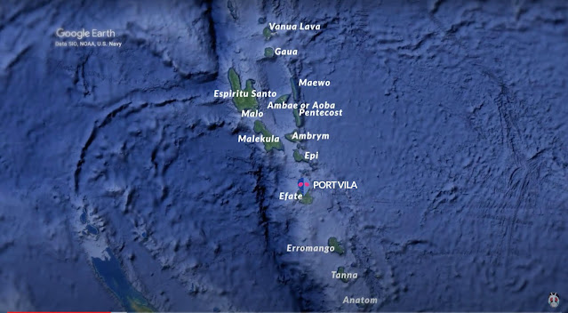 Peta Vanuatu, Vanuatu, map, vanuatu map, islands in vanuatu, port vila