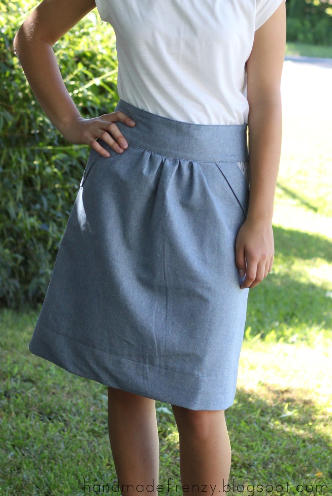 Anthropologie Inspired Skirt - DIY How-To / Handmade Frenzy
