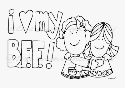 bff coloring pages printable  colorings