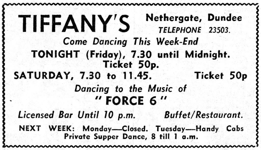 RETRO DUNDEE TIFFANY'S AD 1970'S