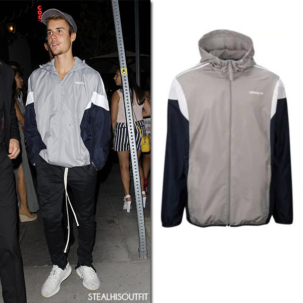 grey adidas originals jacket