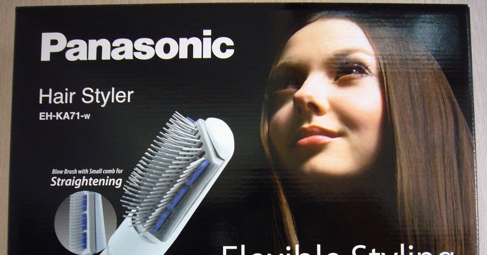 panasonic hair straightener brush