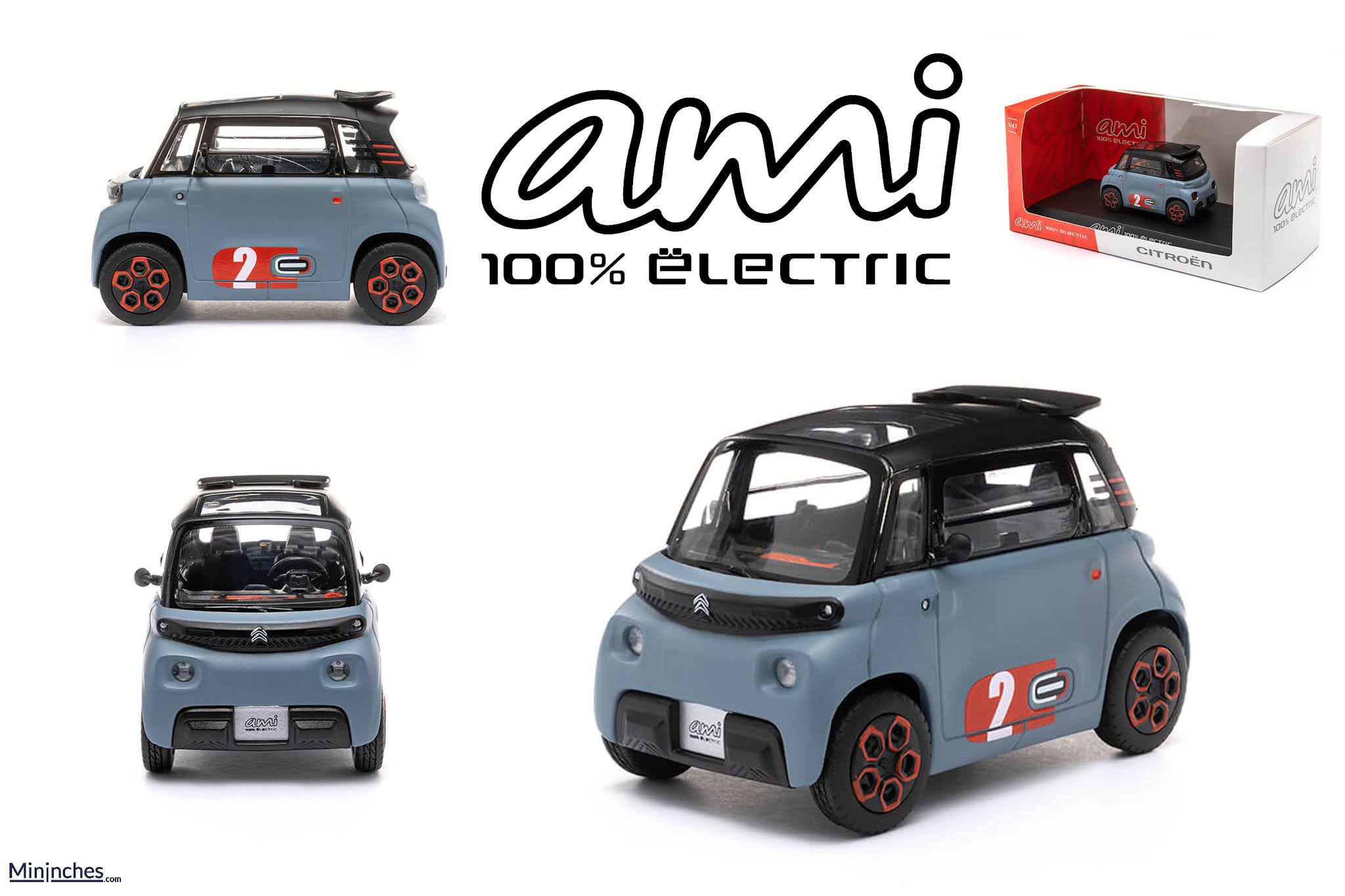 MINIATURE CITROËN AMI VIBE 2020 1/43