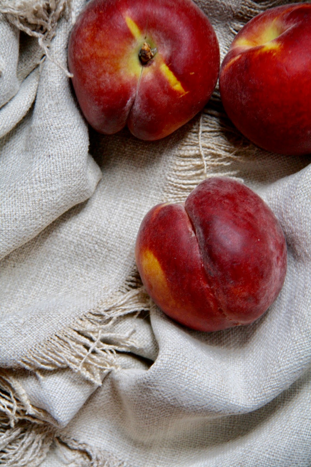 salted sugared spiced™: Peach Buttermilk Ice Cream w/ Raspberry Swirl