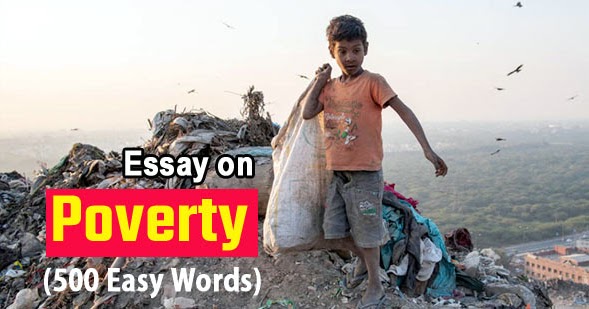 poverty essay simple word