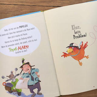 "Popel-Alarm!!" von Annette Langen, illustriert von Andrea Hebrock, erschienen im Coppenrath Verlag, Bilderbuch ab 3 Jahren, Rezension auf Kinderbuchblog Familienbücherei