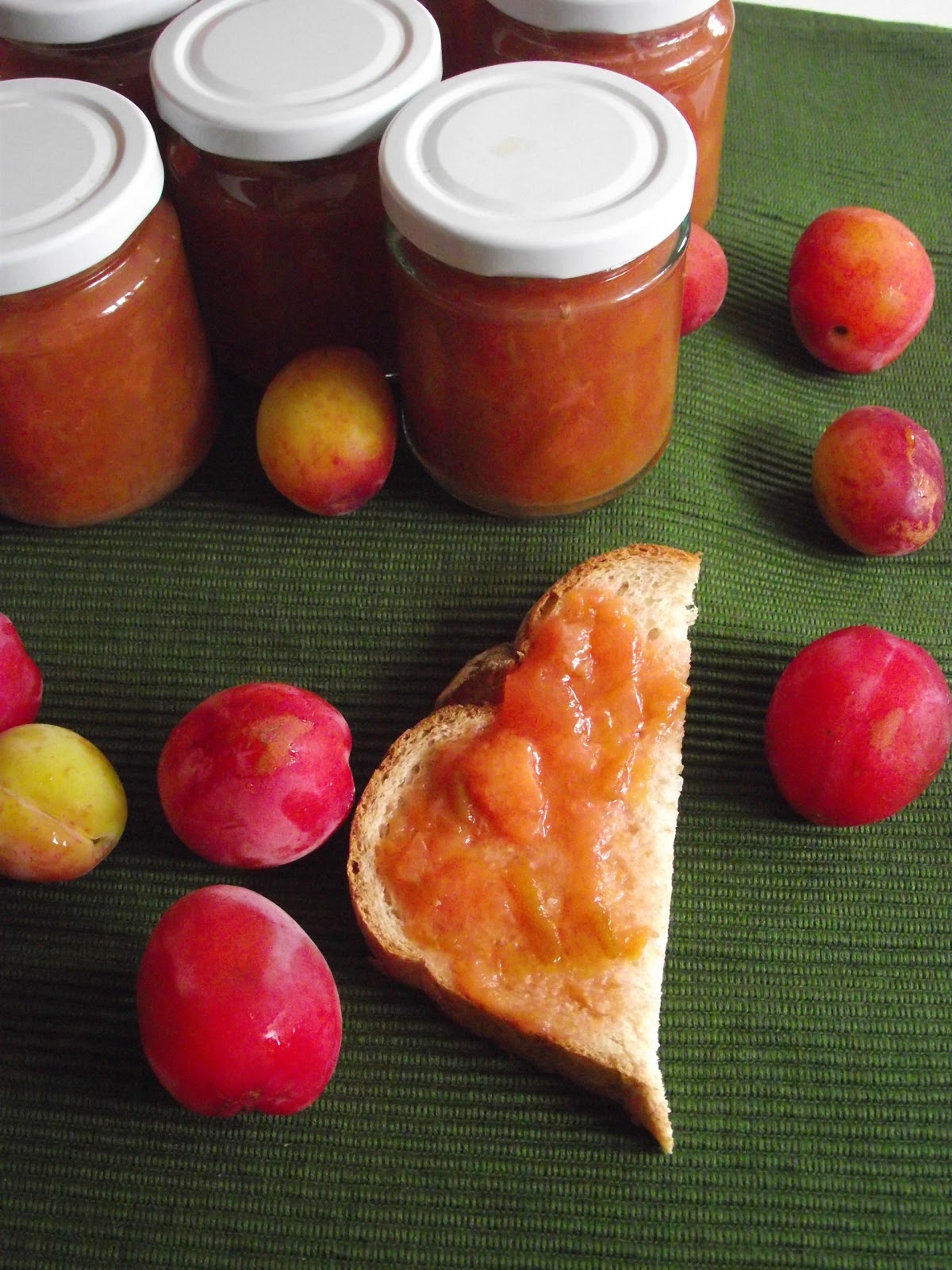 Rocket and Roses Vegan Kitchen Low Sugar Gingery PlumApple Jam