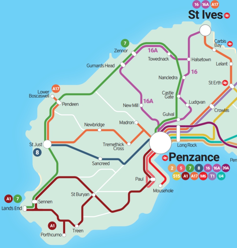 Cornwall Bus Routes Map Public Transport Experience: Courageous & Confrontational In Cornwall (1)