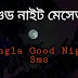 Bangla Good Night SMS 2020 (গুড নাইট, শুভ রাত্রি মেসেজ)