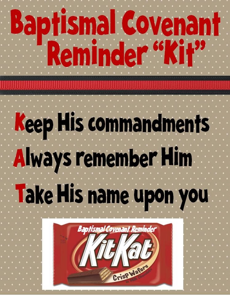 Strong Armor Baptism Talk with Kit Kat Reminder