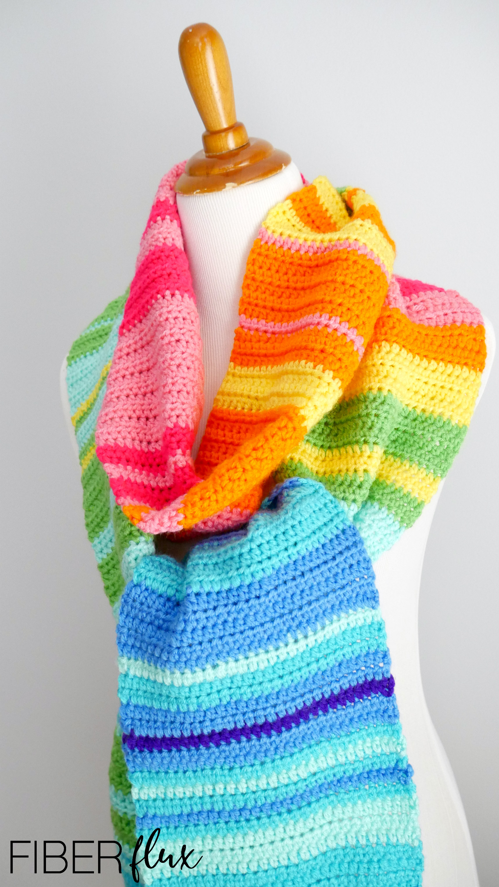 Fiber Flux 2020 Temperature Scarf Reveal!