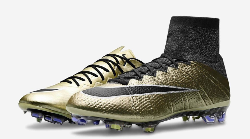nike gold boots