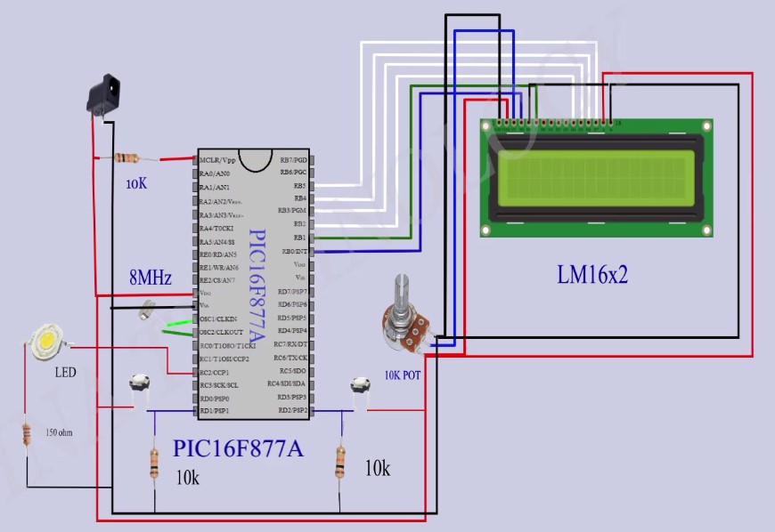 Make LED dimmer use PIC Microcontroller and Mikro C MINA TECHNOLOGY