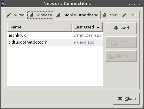 How to install GUI Network Settings (Network manager) on Archlinux