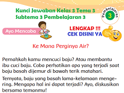 Lengkap Kunci Jawaban Kelas 3 Tema 3 Subtema 3 Pembelajaran 3 Kunci Jawaban Tematik Lengkap Terbaru Simplenews