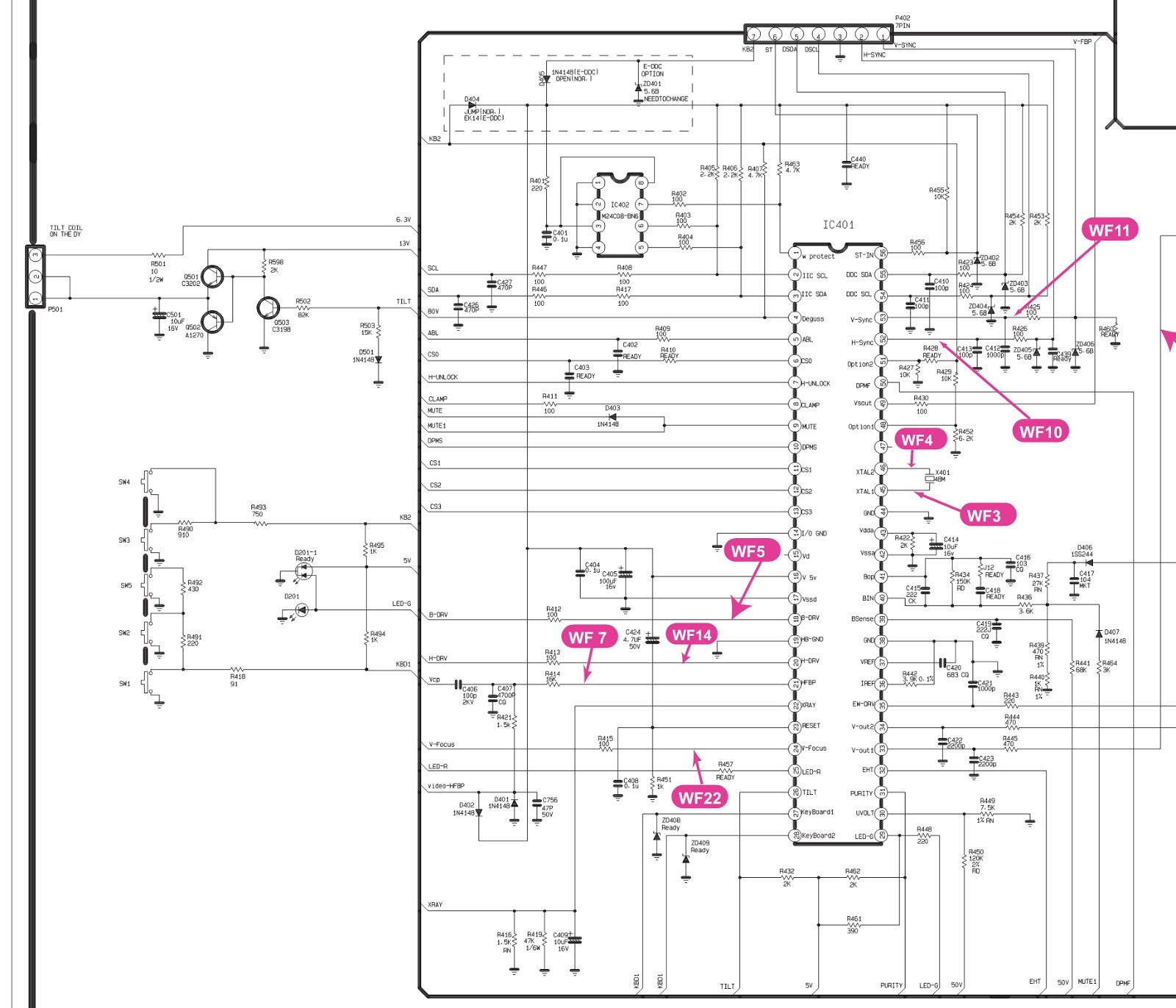 Electro help: LG Flatron C17LC – 17 inch CRT MONITOR – CIRCUIT DIAGRAM