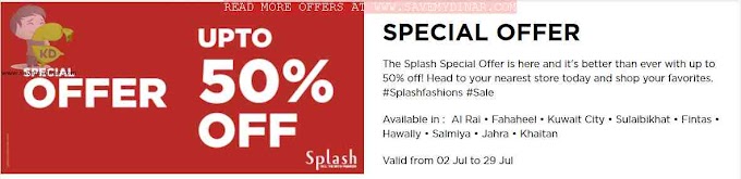 Splash Kuwait - SALE Upto 50% OFF