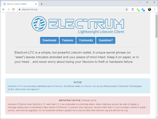 Electrum-LTC wallet official website
