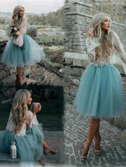 10 Stunning 2021 Tea Length Wedding Dresses for Older Brides