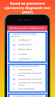 Based on premature ejaculatory diagnostic tool (PEDT)