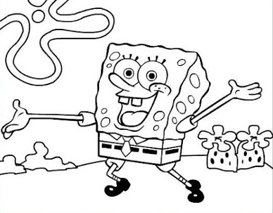 Desenhos do bob esponja para colorir