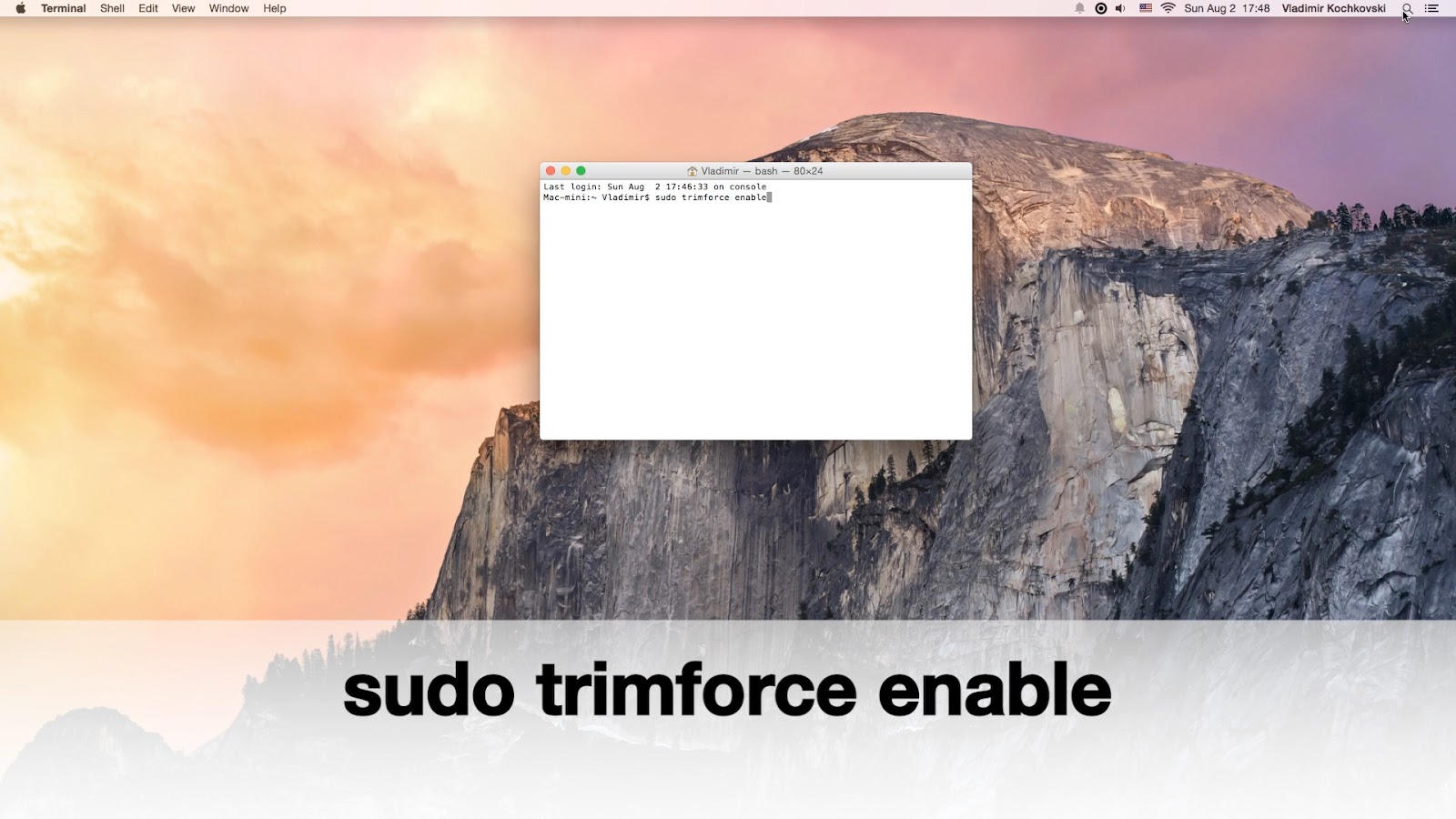 Macos support. Консоль Mac os. Mac os x Yosemite 10.10.3. Mac os факты. Sudo trimforce enable.