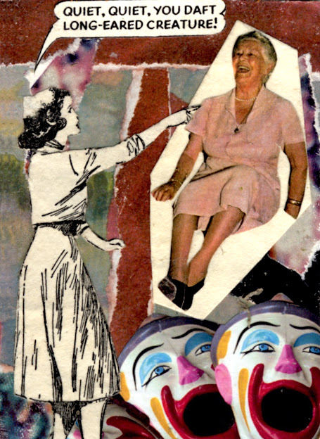 Unhappy housewives collage