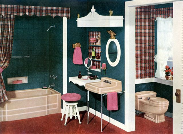 Reviving the Past: Immersive Bathroom Designs and Styles Inspired by the 1950s