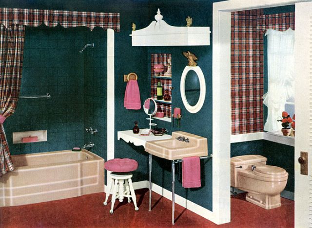 Vintage Bathrooms from 1950s