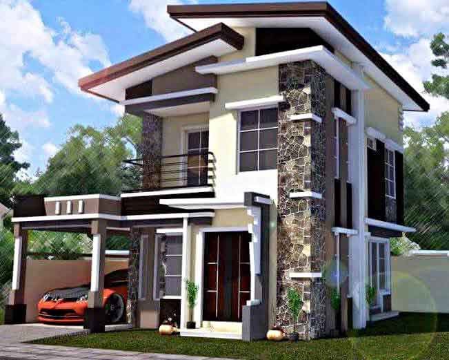 35 Inspirasi Model Desain Rumah Minimalis 2 Lantai Sederhana
