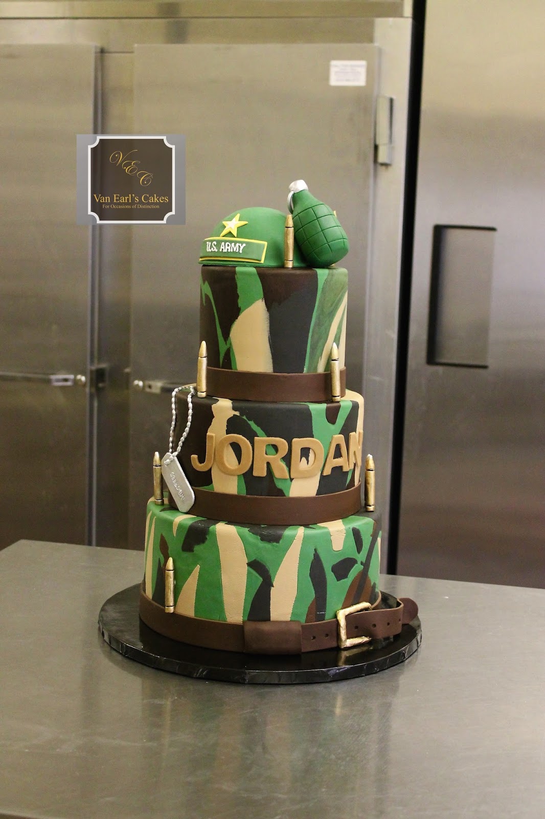 Van Earl's Cakes: Army Sergeant Theme Birthday Cake