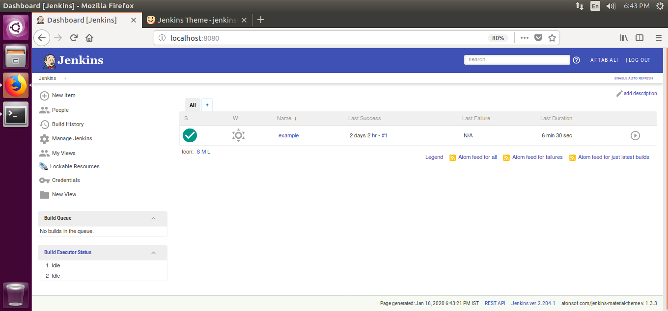How to setup Custom UI Theme for Jenkins Tech Beginner