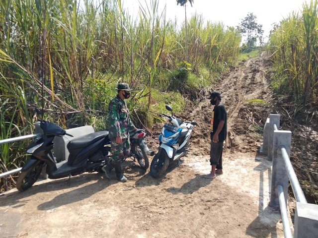 Salah Satu Cara Pembinaan Wilayah, Babinsa Kunjungi  Warga Binaan