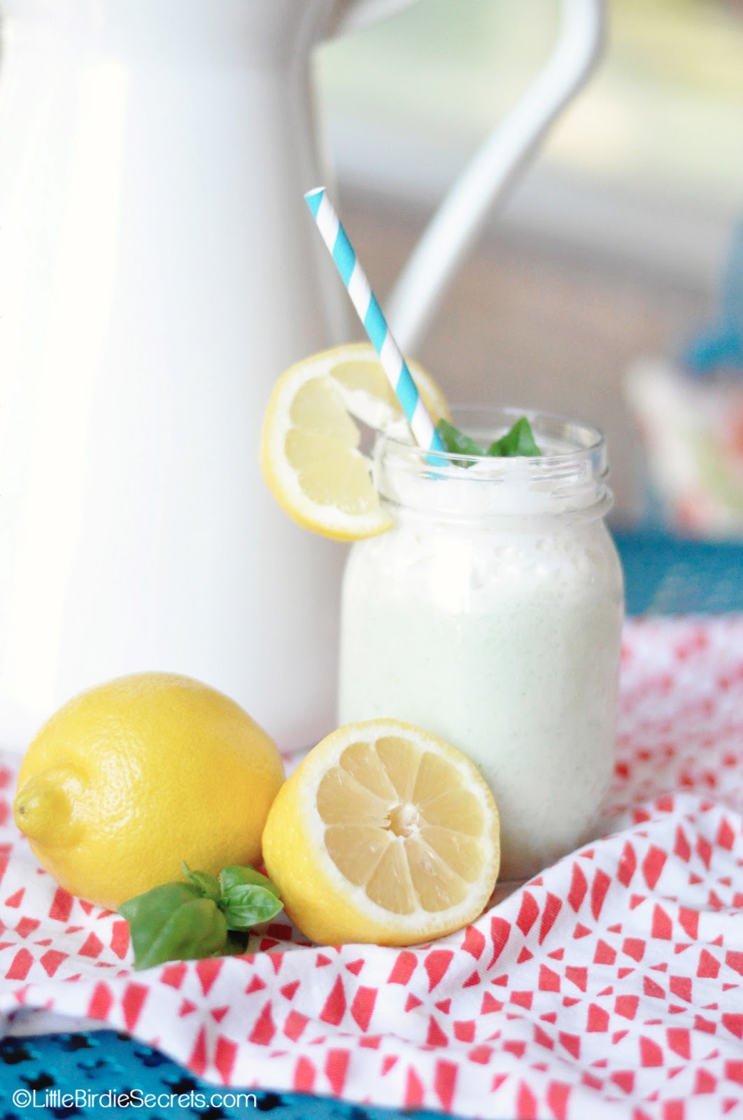fresh basil lemonade {recipe} Little Birdie Secrets