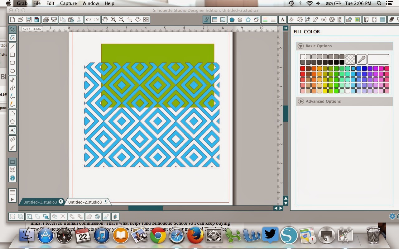 Turning Patterns Into Cut Files (or Backgrounds) Silhouette School